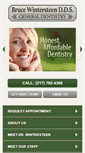 Mobile Screenshot of docbrucedds.com