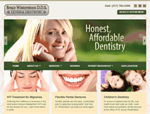 Tablet Screenshot of docbrucedds.com